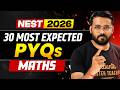 NEST 2026 Maths | 30 MOST EXPECTED PYQs 🔥| NISER & CEBS | Ankit Sir