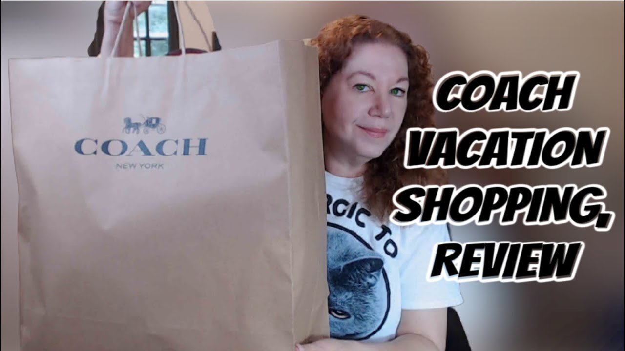 Coach Haul, Marlie, Signature City Tote, SLG What I Took/Bought on Vacation