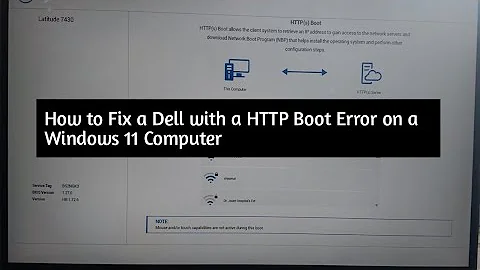 How to Fix a Dell With A HTTP Boot Error On A Windows 11 Computer|How To Fix HTTPS Boot Error Dell