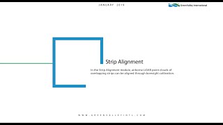 LiDAR360 v3.2 Tutorial | Strip Alignment Workflow