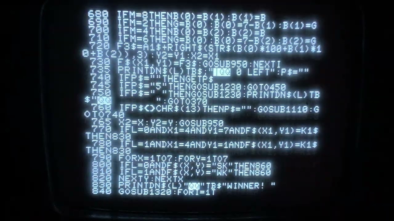 FOR SALE COMMODORE PET 2001 8K CHICLET KEYBOARD CURSOR DUEL! LOAD