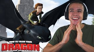 FIRST TIME WATCHING *HOW TO TRAIN YOUR DRAGON* Crying for Hiccup