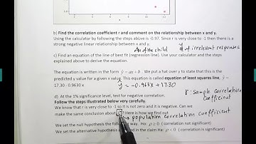 Correlation and Regression - Part 2