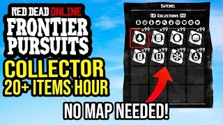 20+ COLLECTOR TREASURE PER HOUR in Red Dead Online - Collector Role HUGE Trick
