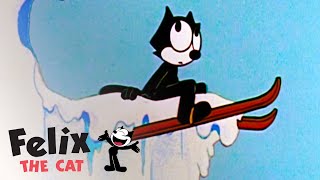 Felix's Ski Competition | Felix The Cat