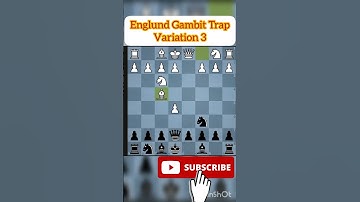 Englund Gambit TRAP Variation 3 #shorts #youtubeshorts #chess