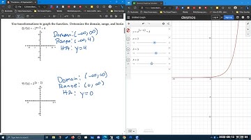 4.3 Graphing Exponential Functions Using Transformations