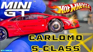 How to Upgrade 1/64 Wheels ( Hotwheels X Mini GT ) CARLOMO S-Class Alloy Wheels with Brakes