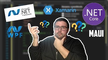 Explications sur les technologies .NET : .NET Core, .NET Framework, .NET Standard, WPF, WinForms ...