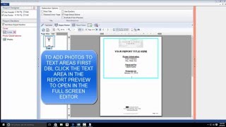 Fast Photo Reports Software Using Photos In Text Areas screenshot 4