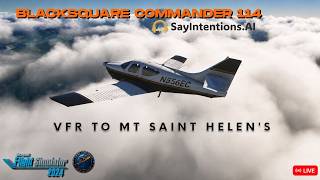 Black Square Commander 114 | Release-Day VFR to Mount St. Helens | KHIO → 39P