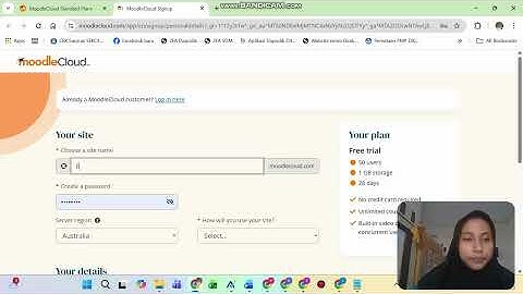 Membuat website LMS Moodle menggunakan akun gratis dari httpsmoodlecloud com