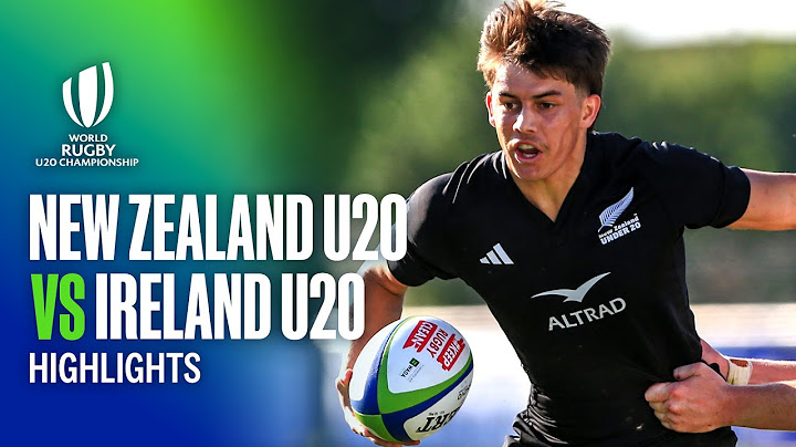 HIGHLIGHTS | New Zealand U20 v Ireland U20 | World Rugby Under 20 Championship, 2025