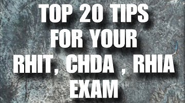 WHAT YOU NEED TO KNOW | PASS YOUR AHIMA EXAM | TIPS  | Watch This Video + MORE
