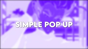 simple pop up (Alight Motion Tutorial)