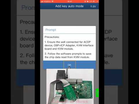 Add a New Jaguar/Landrover (2015-) Key by Yanhua Mini ACDP