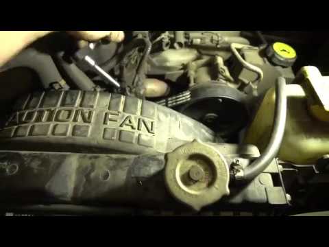 HOW TO EASILY CHANGE SERPENTINE BELT JEEP TJ - YouTube