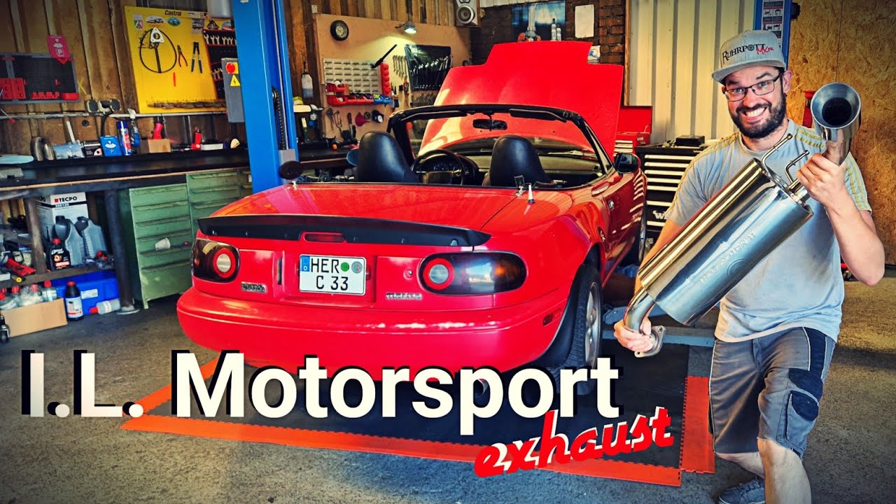 IL Motorsport Abgasanlage // das vorerst letzte große Bauteil am NA // Exhaust Hörprobe!!