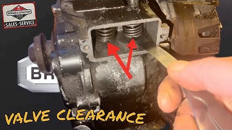 Briggs & Stratton 3HP Horizontal shaft engine 🔧• Check & Adjust Valve clearances to spec #howto