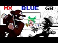 Blue but it&#39;s a MX and GB Mario Cover | FNF NuSky + Skyverse