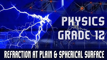Physics(Grade 12) | Refraction  of Light at Plain & Spherical Surface | Lens