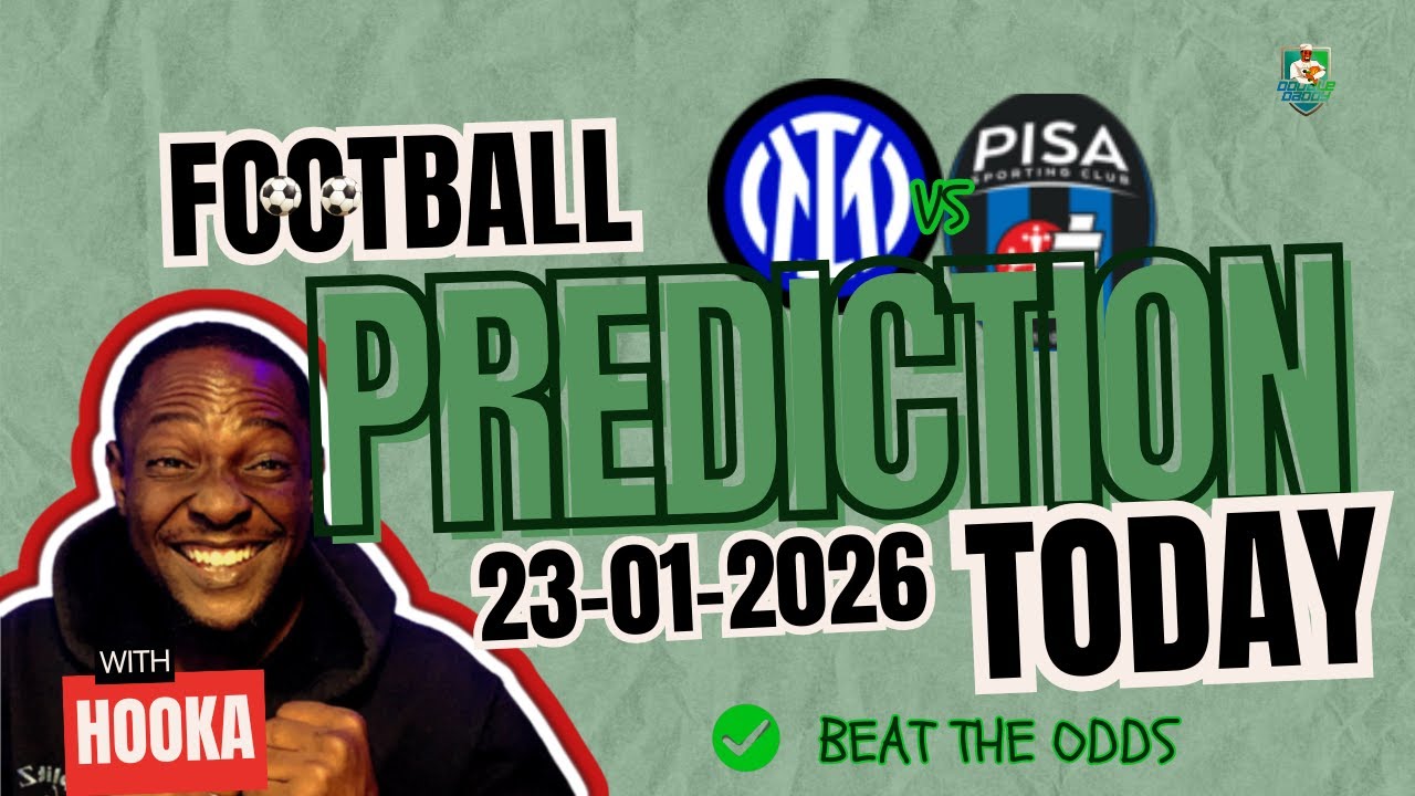FOOTBALL PREDICTIONS TODAY 23/01/2026 SOCCER PREDICTIONS TODAY | 