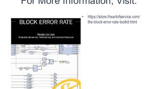 The Block Error Rate Toolkit