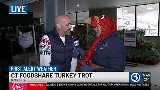 Torrington Middle School CT Foodshare Turkey Trot donation