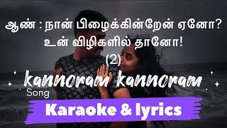 kanooran kanooram song karaoke withs|Naam 02|Tharan&Linta