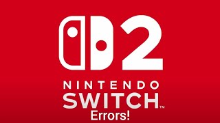 Nintendo Switch 2 errors! Wealth