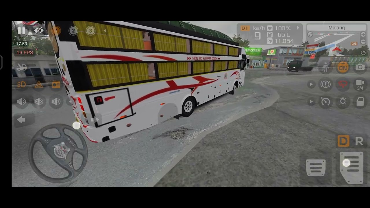 KSTRC SLEEPER BUS LIVERY PRAKESH VEGA BY MASSIVETRENDZ'S....#BUSSID