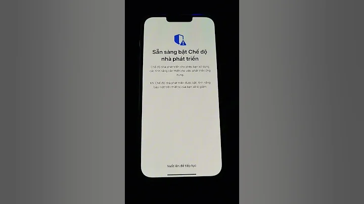 Bật chế độ nhà phát triển trên iPhone