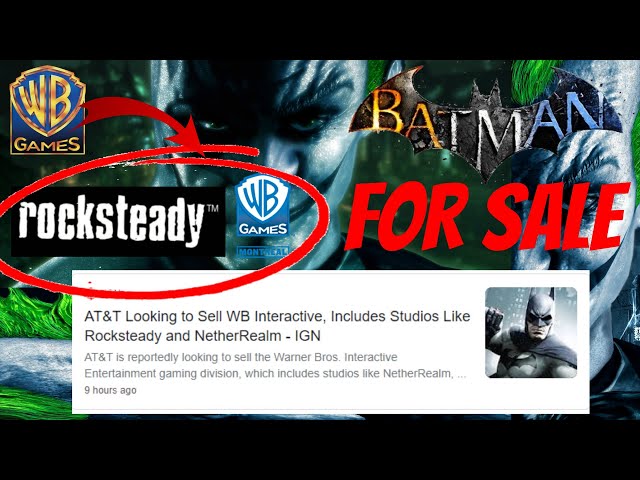 AT&T reportedly looking to sell Warner Bros. gaming division