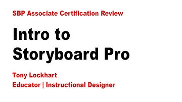 Intro to Storyboard Pro