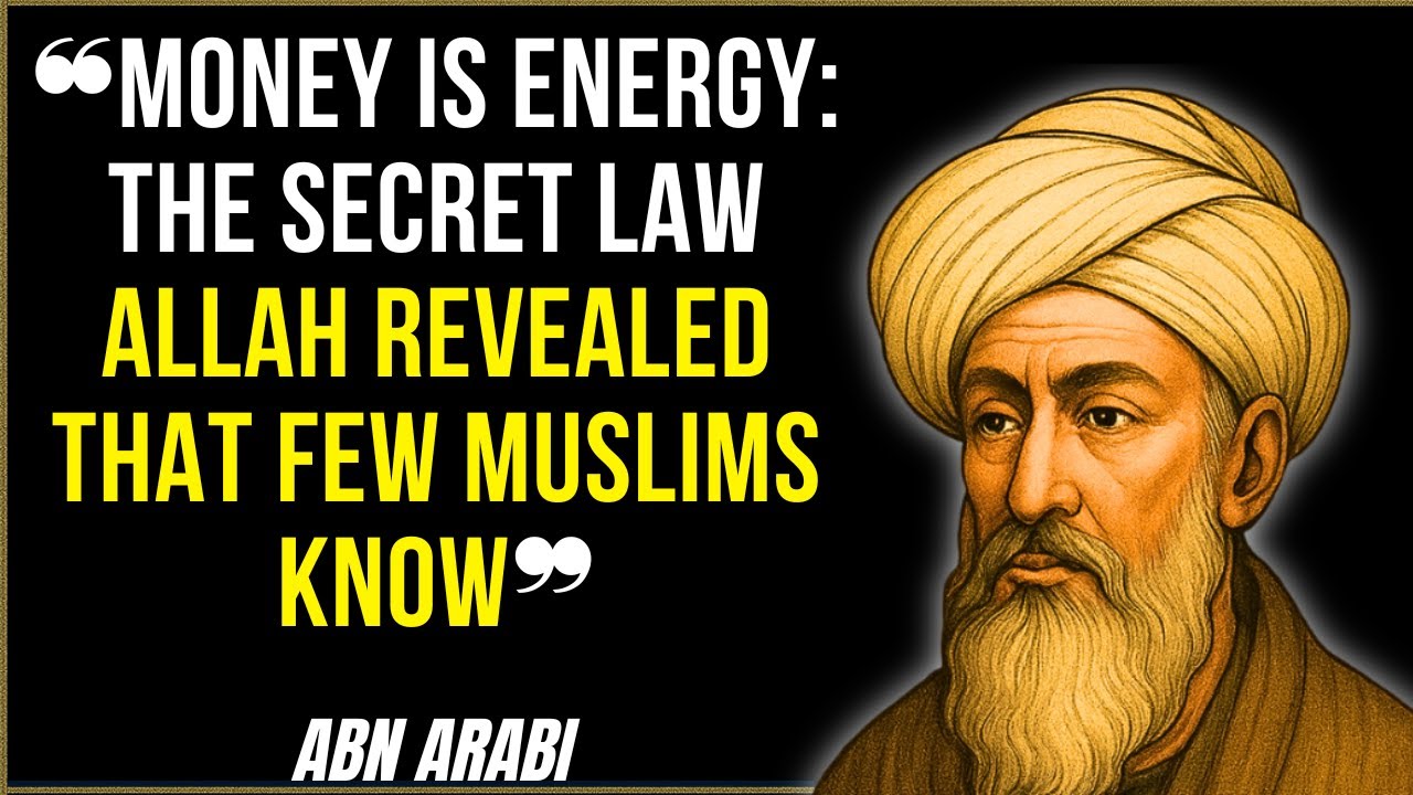 Money is ENERGY, and Allah told you EXACTLY how to attract it (most Muslims ignore this) | Ibn Arabi