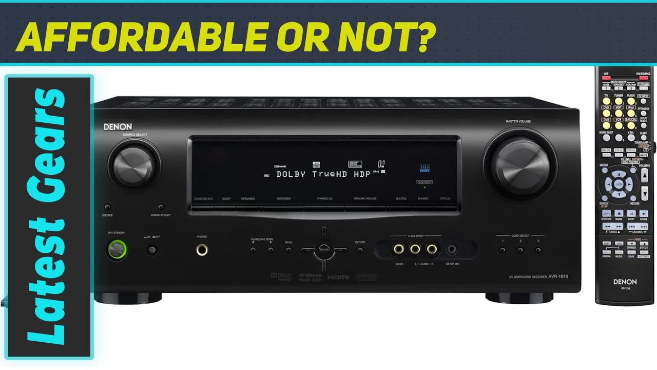 Denon AVR1610 - Unleash the Power of Home Theater Audio!