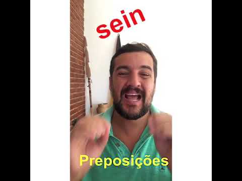 O verbo sein