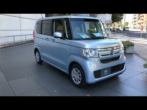 [4k]japanese-mini-van(n-box)japan's-mini-car-(kei-car)-honda-n-box