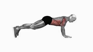 Elbow Up And Down Dynamic Plank - Proper Form & Technique [4K]