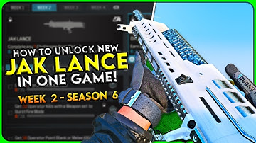 How To Unlock Jak Lance Conversion Kit In Just 1 Game! Week 2 Season 6 - MW3