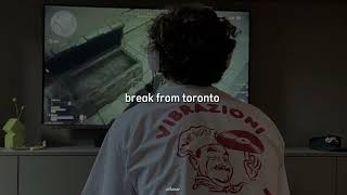 break from toronto - partynextdoor (slowed + reverb)