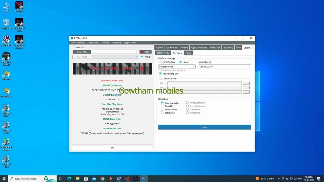 realme C11 2021 rmx3231 factory reset using dft pro crack