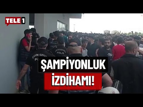 Diyarbakır'da Amedspor izdihamı! Şampiyonluk maçı bileti kuyruğunda 16 kişi baygınlık geçirdi...