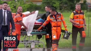 News Wrap: Slovakia's prime minister shot in assassination attempt