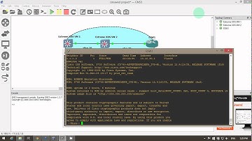 Extreme Switches EXOS and Cisco IOS - Vlan and OSPF Basic Configuration on GNS3 (spanish)