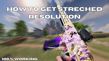 How to get Streched Resolution In Blood Strike TUTORIAL