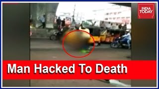 Man Hacked To Death On Busy Hyderabad Road In Front Of A Cop Car