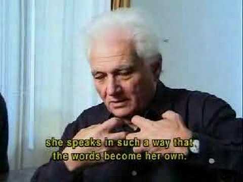 'Speech Is Blind' - Jacques Derrida On 'Echo And Narcissus'