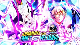 THE 4TH ANNI IS HERE! SUMMONS FOR TRANSFORMING EMILS AND VELDORA!  (Slime: Isekai Memories)
