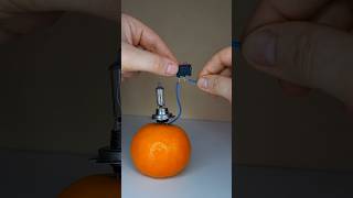 I Tried Making Electricity From An Orange This Happened